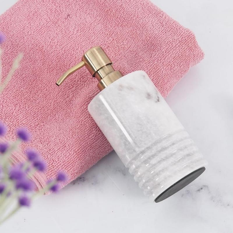 7.5 Marble Soap Dispenser For Dish & Hand Soap Dispenser Bathroom Accessories - Hand Sanitizer-7