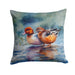 Redhead Duck Throw Pillow-0